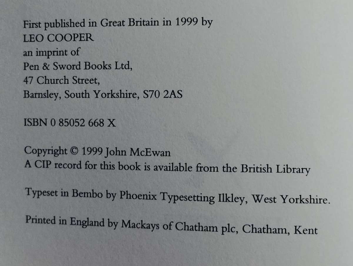 Out of the depths of hell - A soldier's story of life and death in Japanese hands (McEwan - 1999)