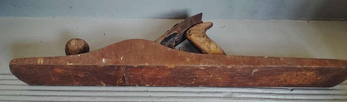 No 8 Stanley wood plane - made in the USA - for the restorer