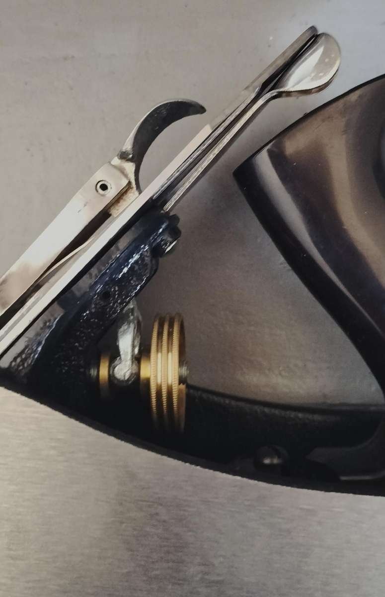 No 7 Stanley wood plane - boxed - broken handle