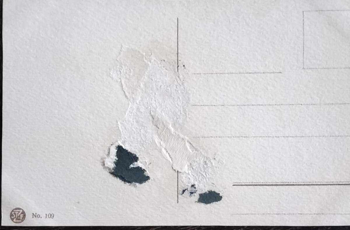 Vintage Post Card - Dogs