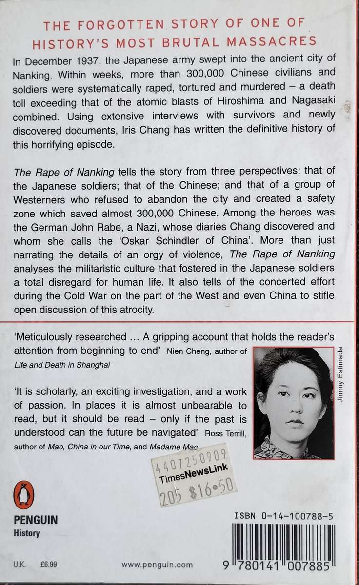 Rape of Nanking (Chang 1997)