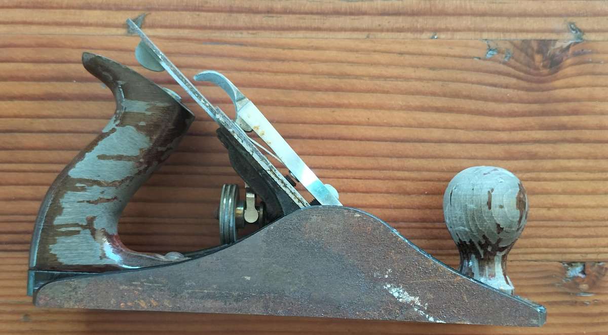 Stanley / Bailey 4,5 wood plane - complete but requires attention