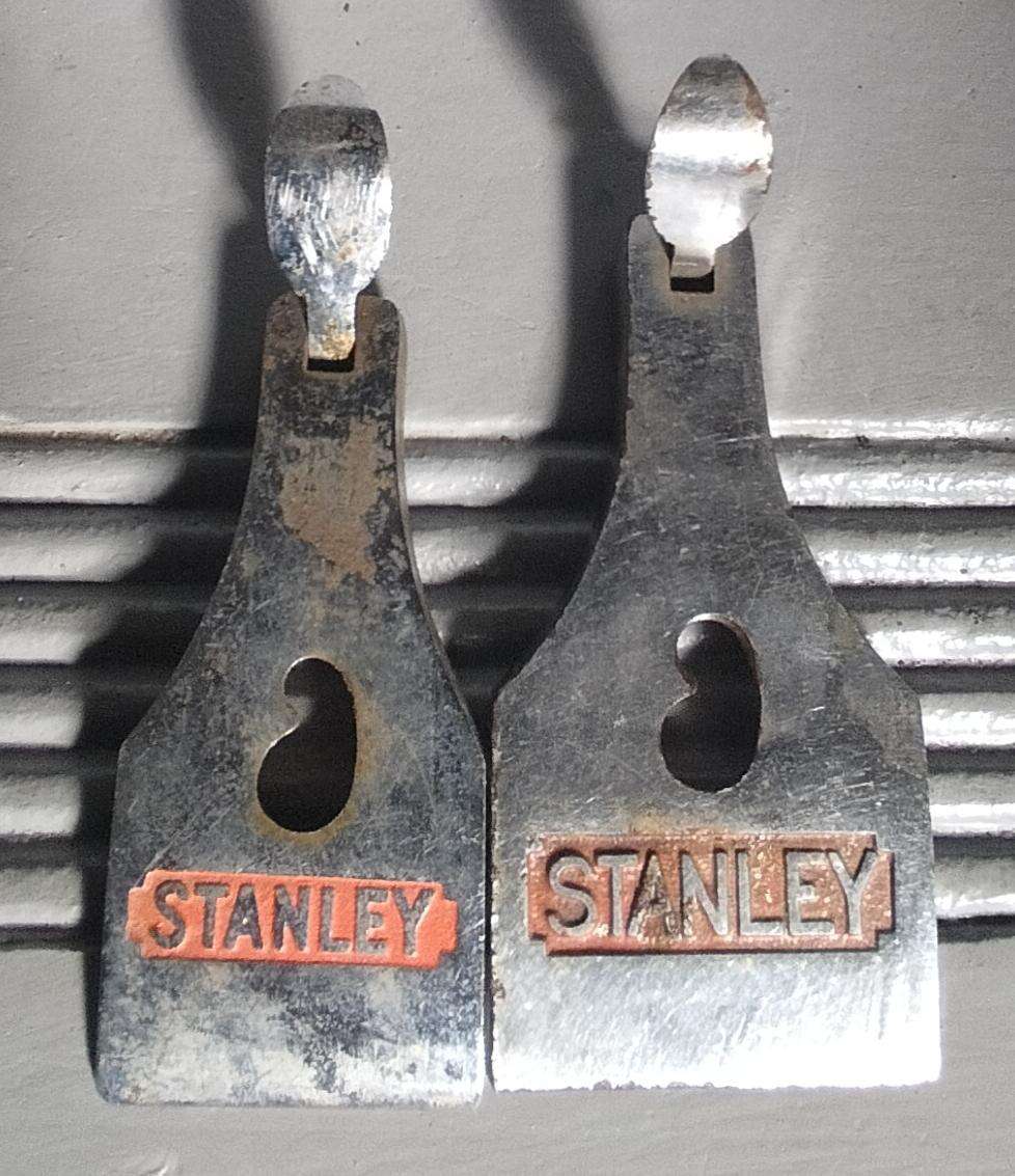 Vintage Stanley wood plane parts/components (x2)