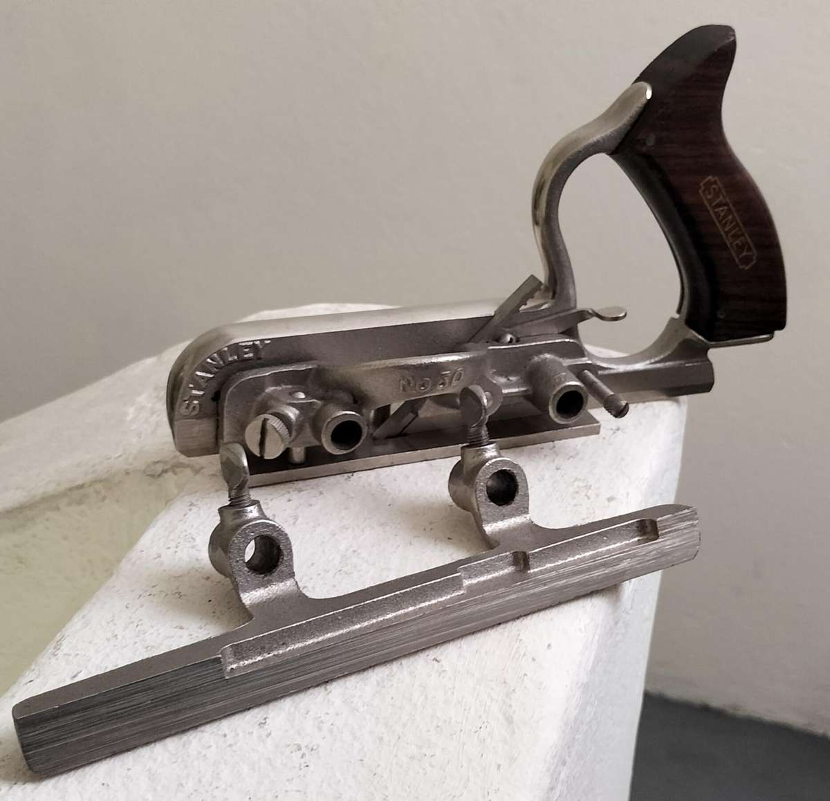 Vintage boxed Stanley No 50 wood plane