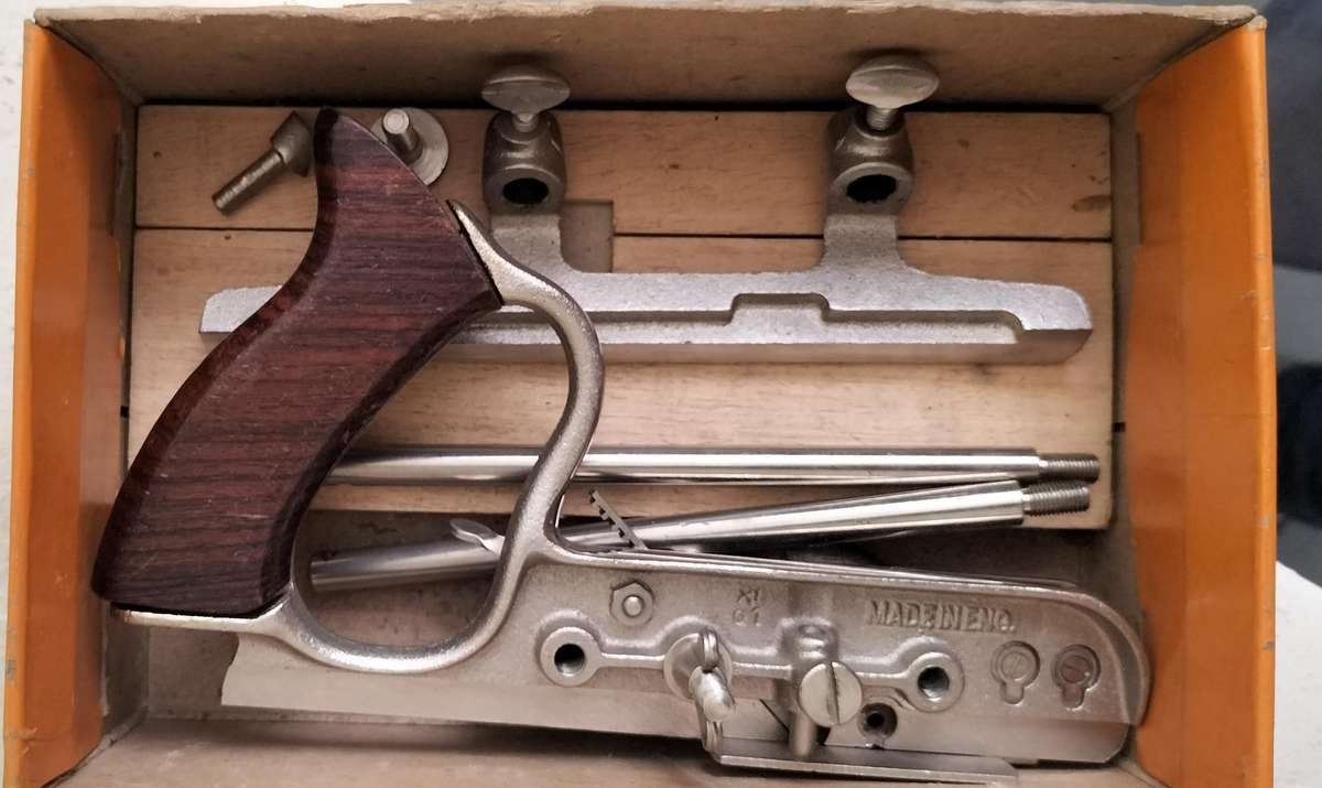 Vintage boxed Stanley No 50 wood plane