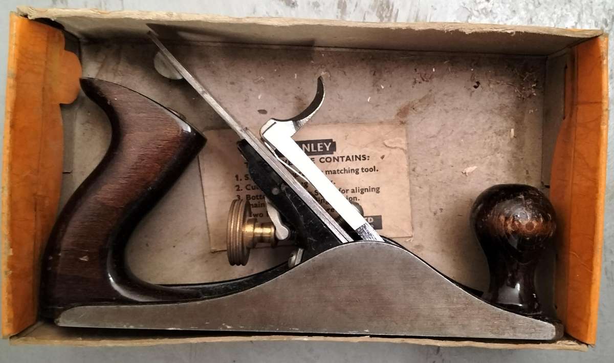 Vintage boxed Stanley No 4 wood plane