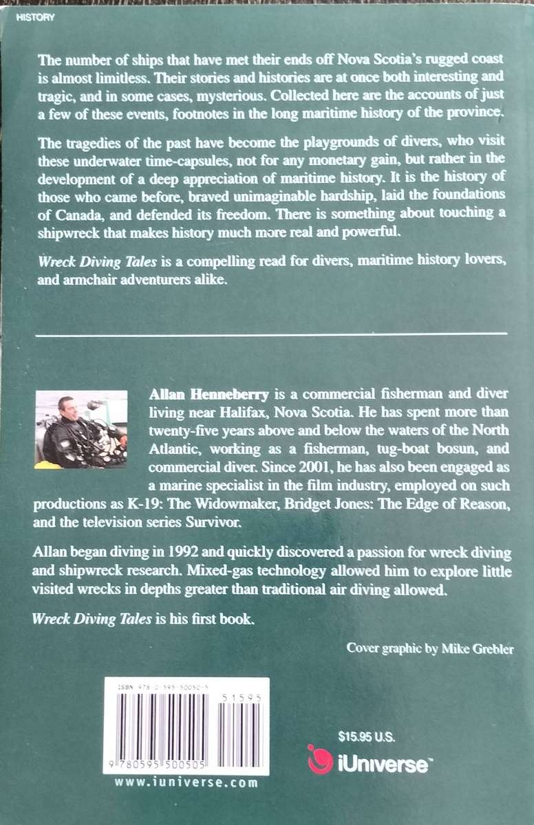 Wreck Diving Tales - Diving Nova Scotia's Shipwrecks (Hennebery - 2008)