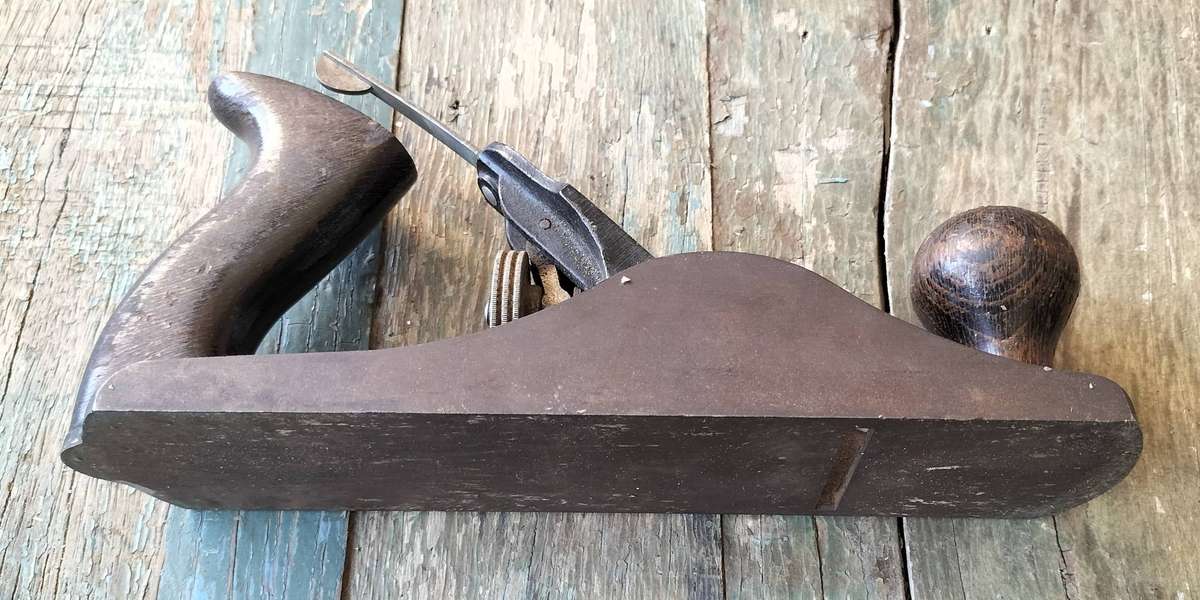 Vintage Stanley #4 wood plane - Made in England - Incomplete