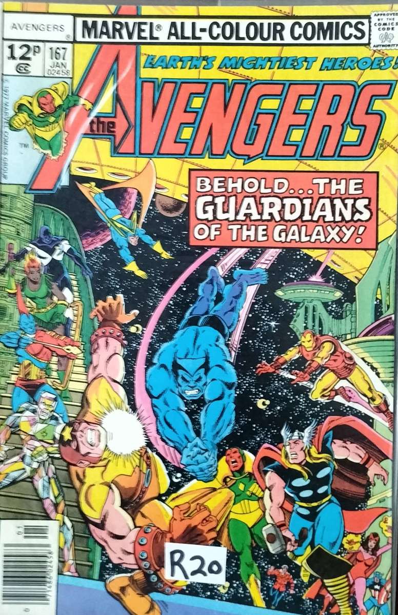 Vintage Marvel Comic - Avengers #167