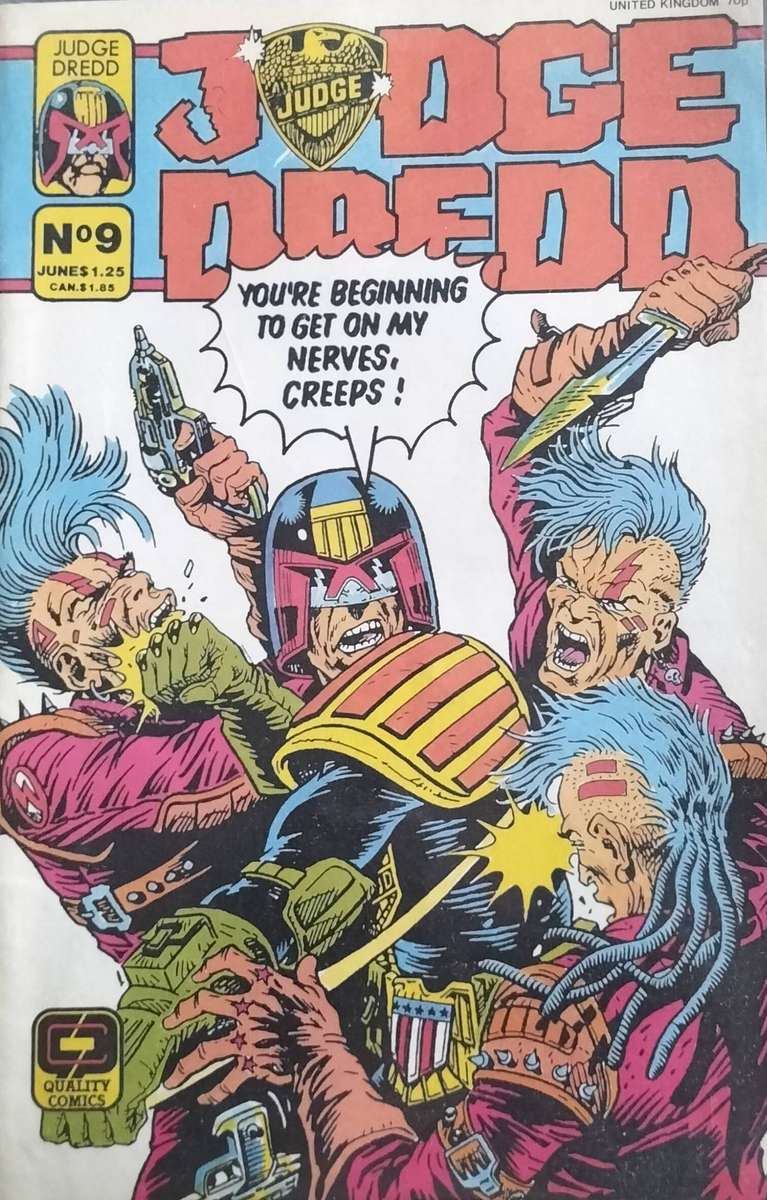 Vintage QC Comic - Judge Dredd #9