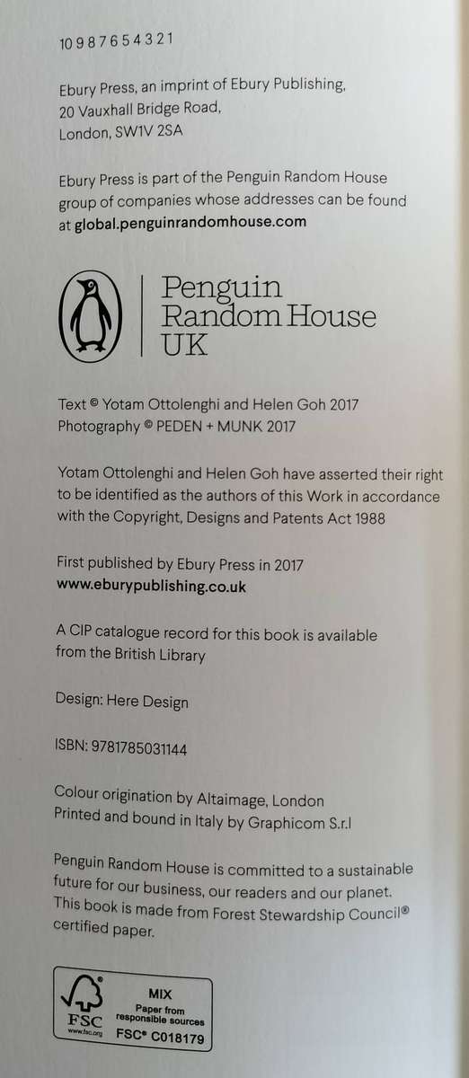 Sweet (Ottolenghi & Goh, 2017)