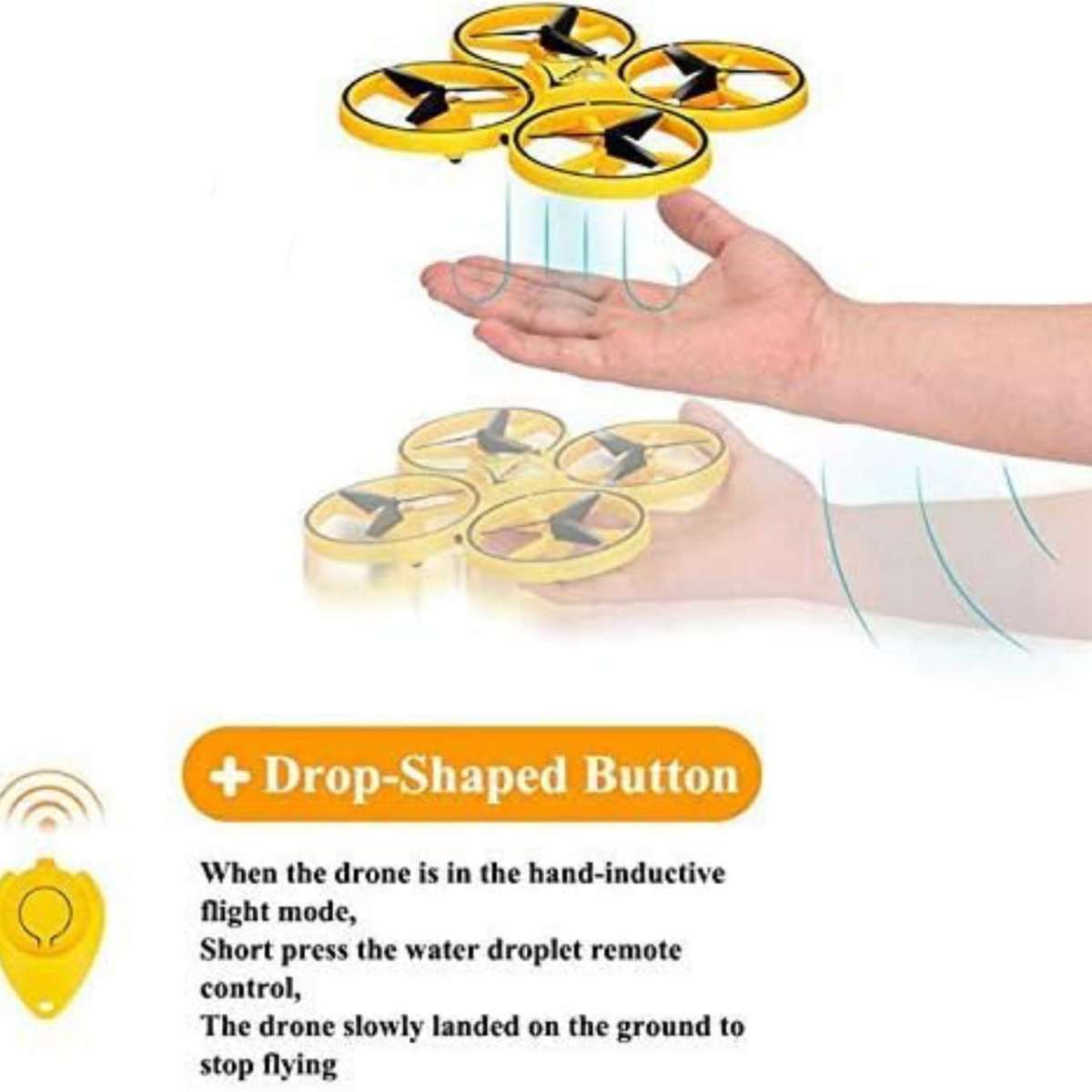 Hand Gesture Control Induction Drone