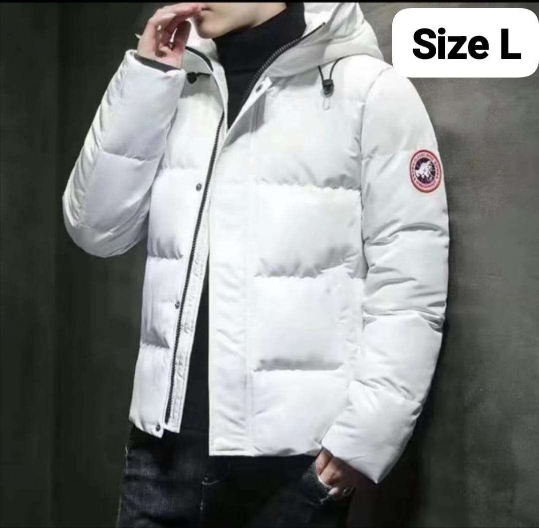 Large Unisex Puff Jacket White