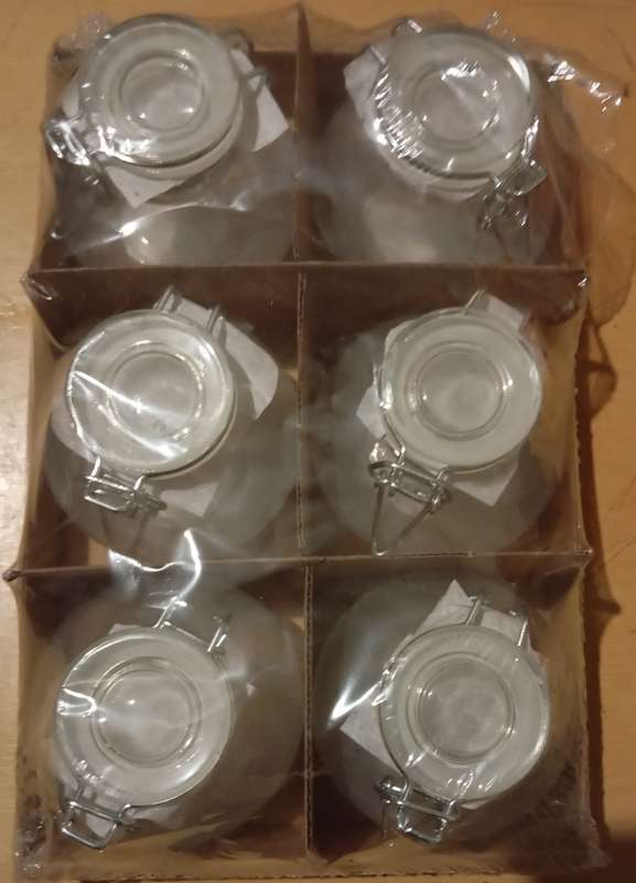 6PC Seal Clip Jars