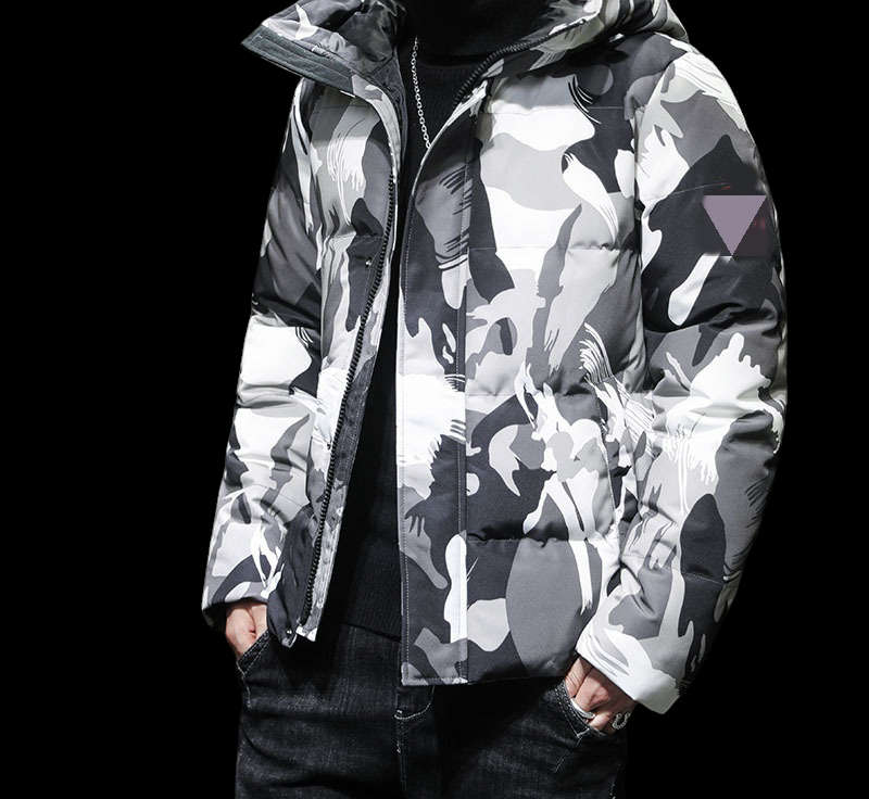 X Large Unisex Camouflage Puff Jackets