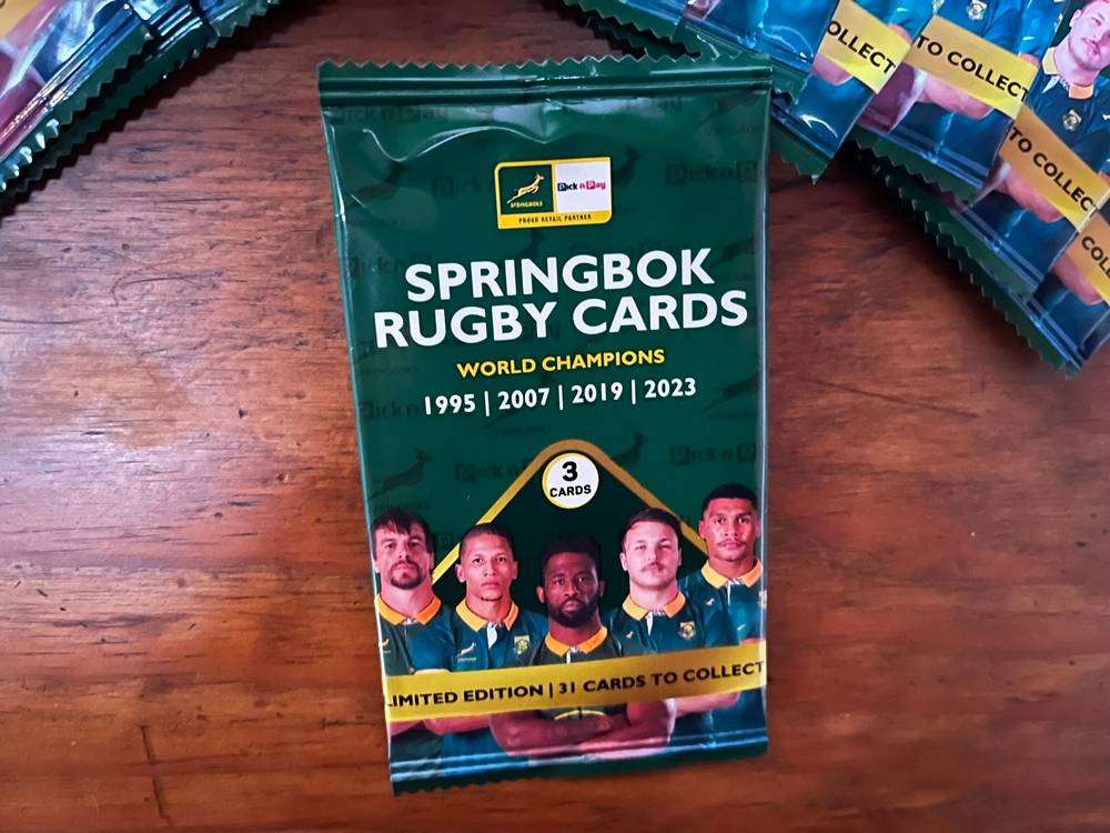 Springbok Rugby Cards - 16 Packs