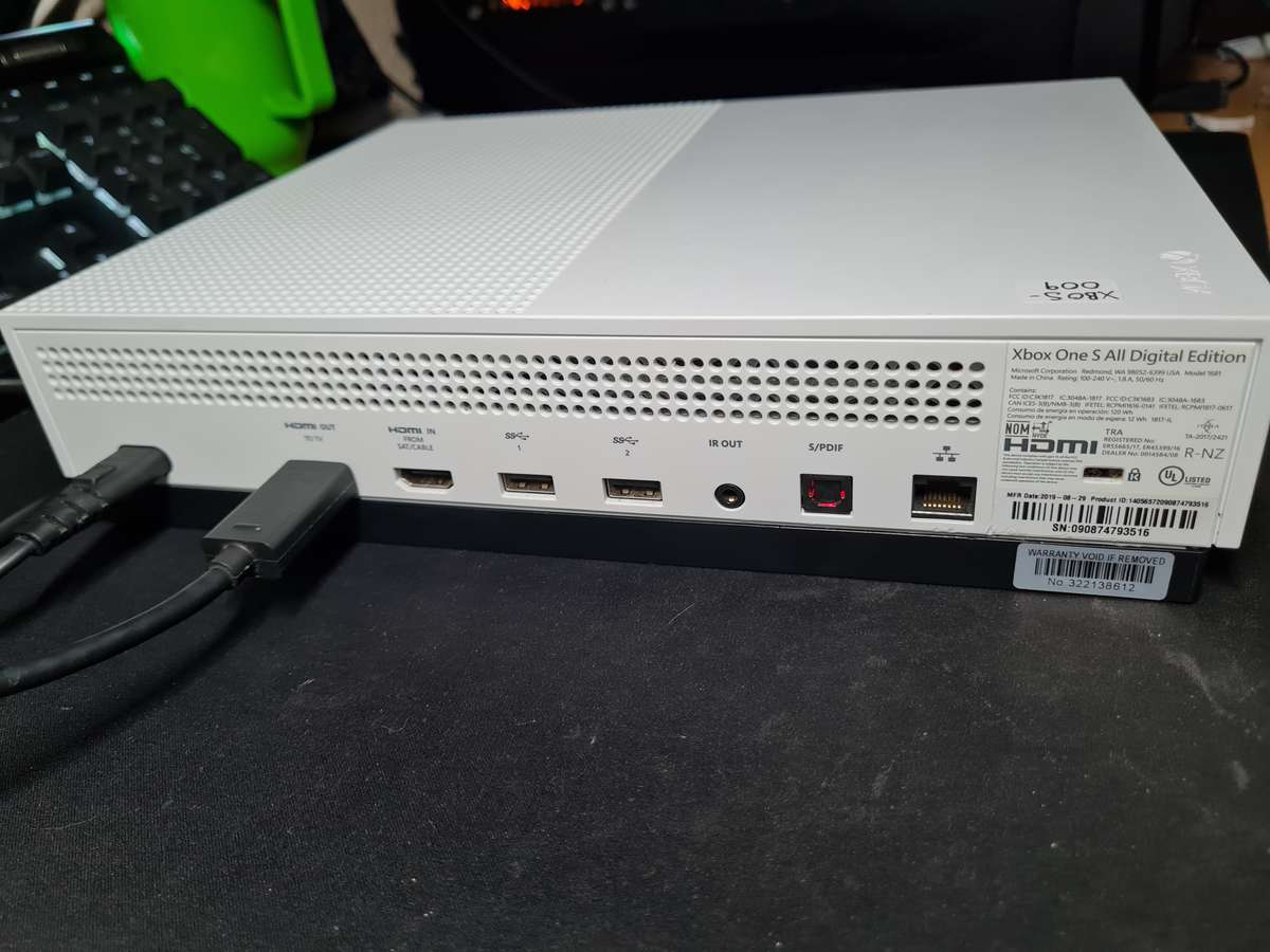 MICROSOFT XBOX ONE S, ALL DIGITAL EDITION, 1 TB, CONSOLE ONLY