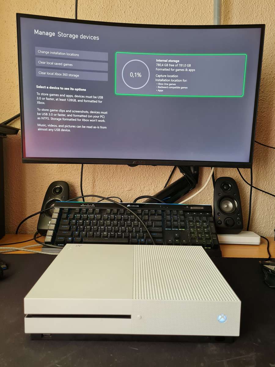 MICROSOFT XBOX ONE S, 1 TB (CONSOLE ONLY) - Fully Tested and working 100%