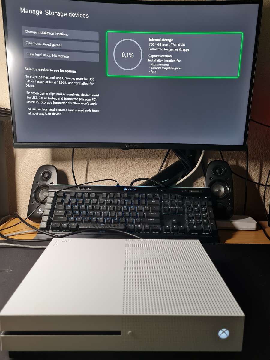 MICROSOFT XBOX ONE S, 1 TB (CONSOLE ONLY) - Fully Tested and working 100%