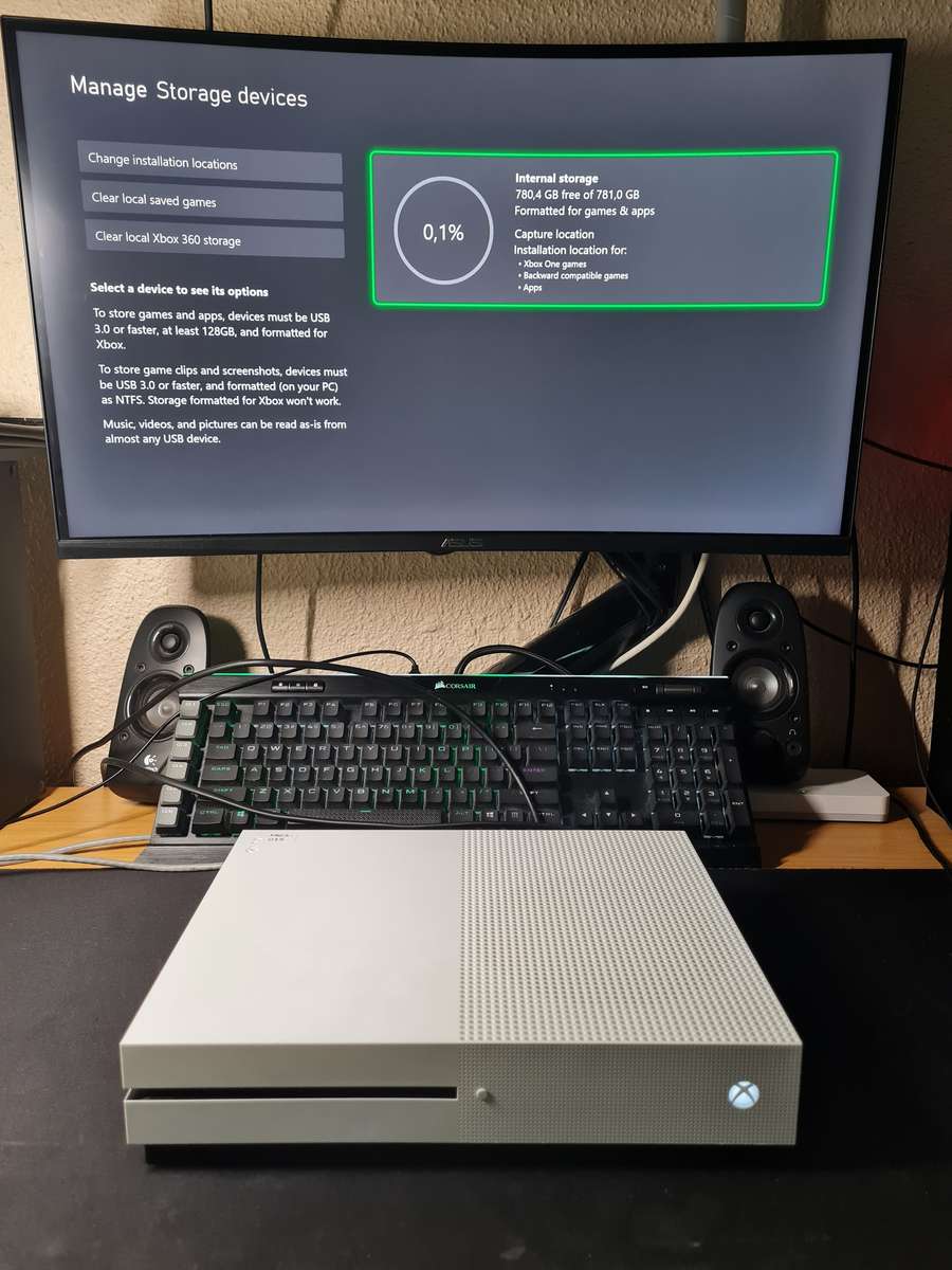 MICROSOFT XBOX ONE S, 1 TB (CONSOLE ONLY) - Fully Tested and working 100%