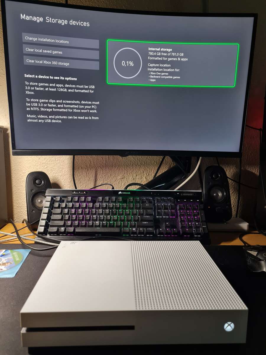 MICROSOFT XBOX ONE S, 1 TB (CONSOLE ONLY) - Fully Tested and working 100%