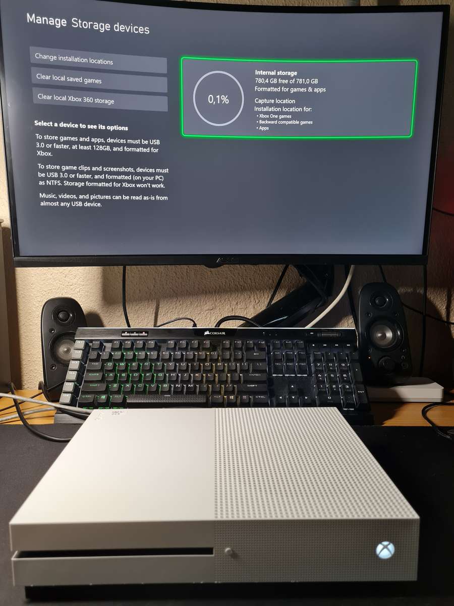 MICROSOFT XBOX ONE S, 1 TB (CONSOLE ONLY) - Fully Tested and working 100%