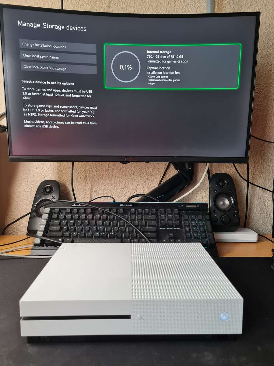 MICROSOFT XBOX ONE S, 1 TB (CONSOLE ONLY) - Fully Tested and working 100%