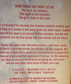 Books :  The Distant Echo , Val McDermid