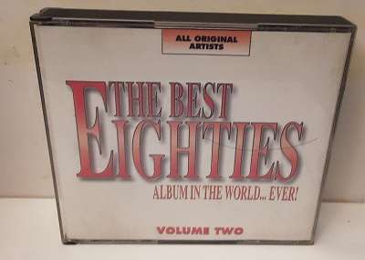 Music CD :  The Best of the Eighties  Original Artists 2 - 2 disc - good condition