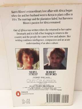 Books - Out of Africa , Karen Blixen