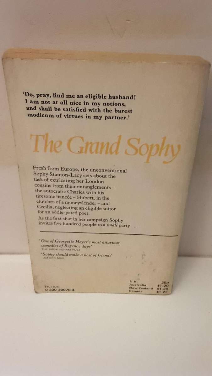 Book :  The Grand Sophy , Georgette Heyer