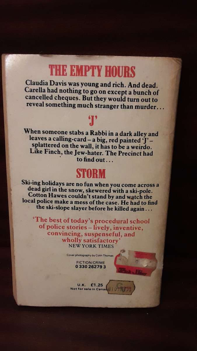 Book - The Empty Hours , McBain