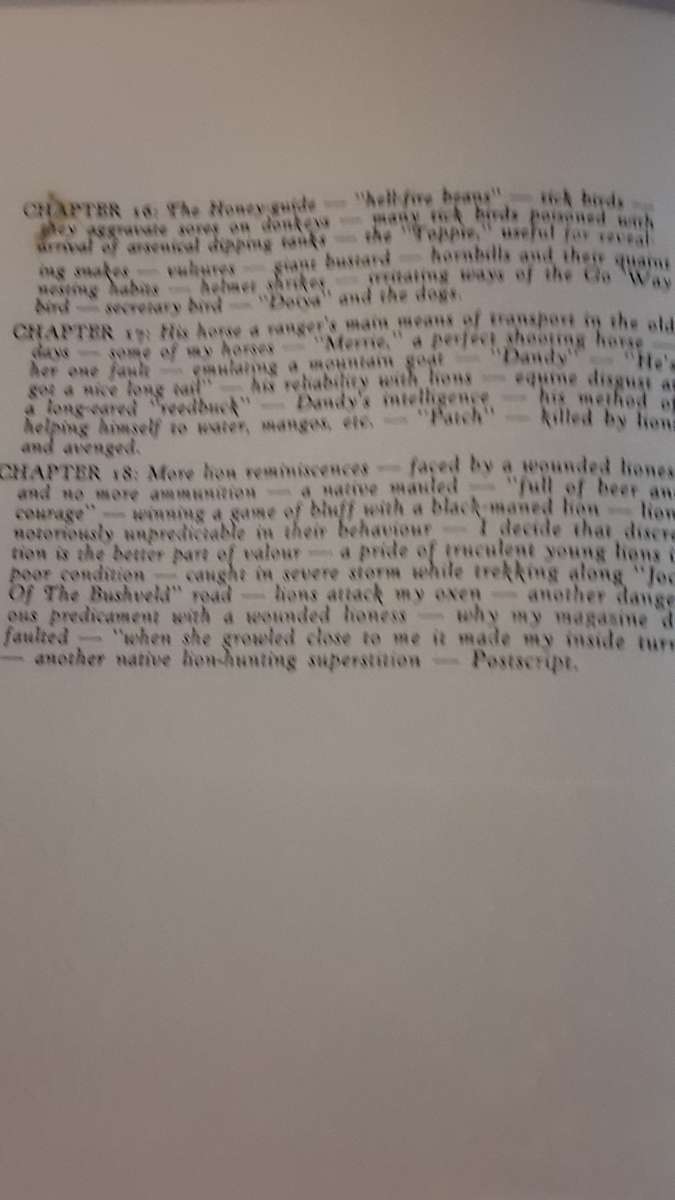 BOOKS -  Memories of a Game Ranger - H Wolhuter