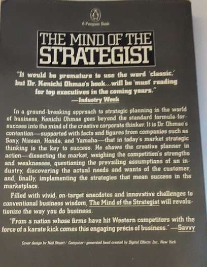 Books : The mind of the strategist , business planning  or competitive advantage