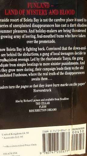 Books  -   Funland , Richard Laymon ( paperback )