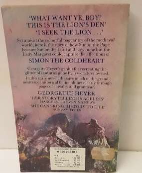 Books   - Simon the coldheart , Georgette Heyer
