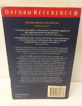 Books : Concise Medical Dictionary  , third edition Oxford Reference