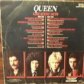 LP Vinyl Records -  Queen Greatest Hits - vinyl very good condition