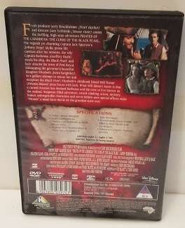 DVD MOVIE - Pirates of the Caribbean  , the curse of the black pearl - good condition