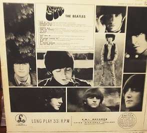 LP Vinyl Records - The Beatles , Rubber Soul  - LP very good condition