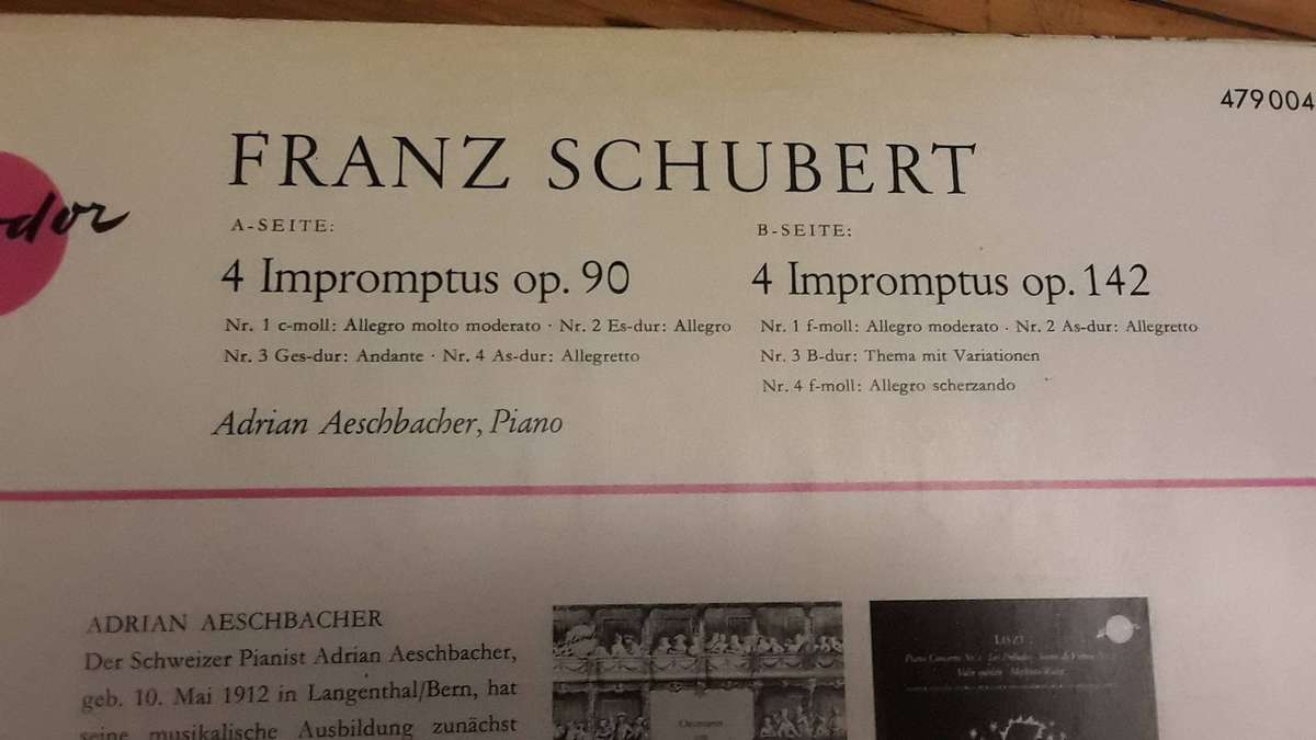 LP Vinyl Records -  Schubert - VG