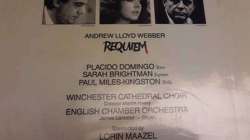 LP Vinyl Records - Andrew Lloyd Webber Requiem
