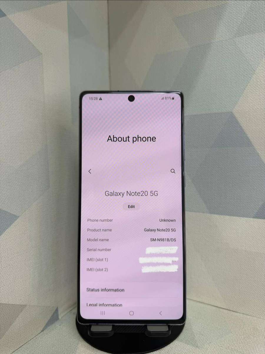 Samsung Galaxy Note 20 5G Smartphone