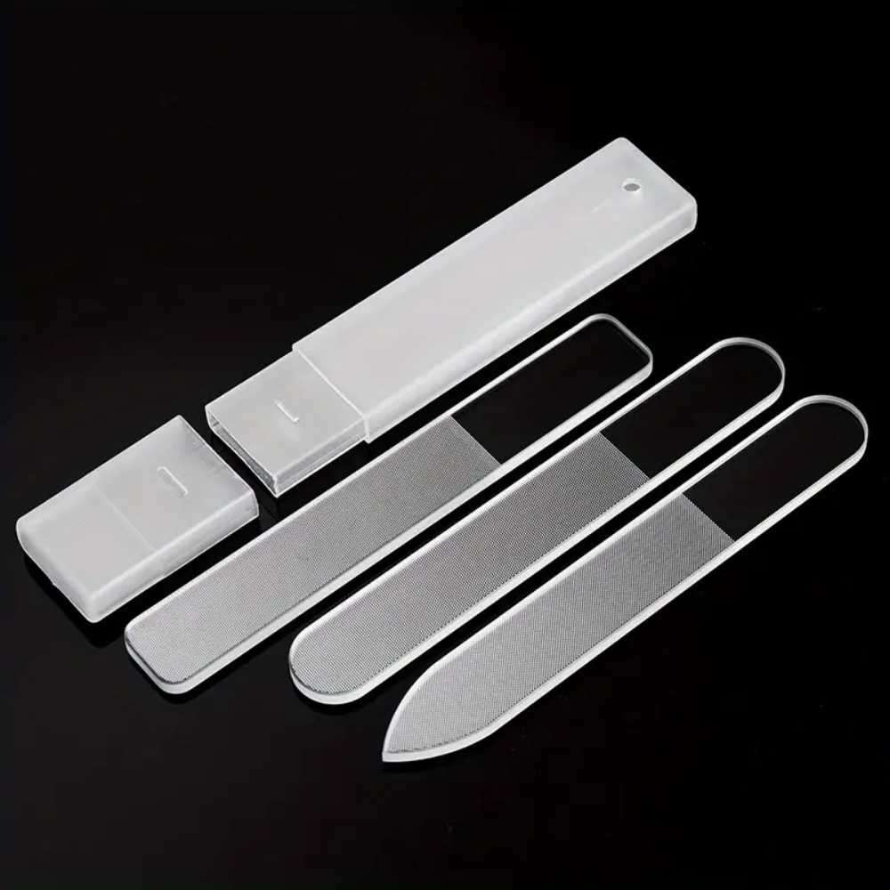 Nano Glass Nail Files  Nail Polishing Files  Glass Nail File Set  3pcs Nail File Kit  Nail Care Tool