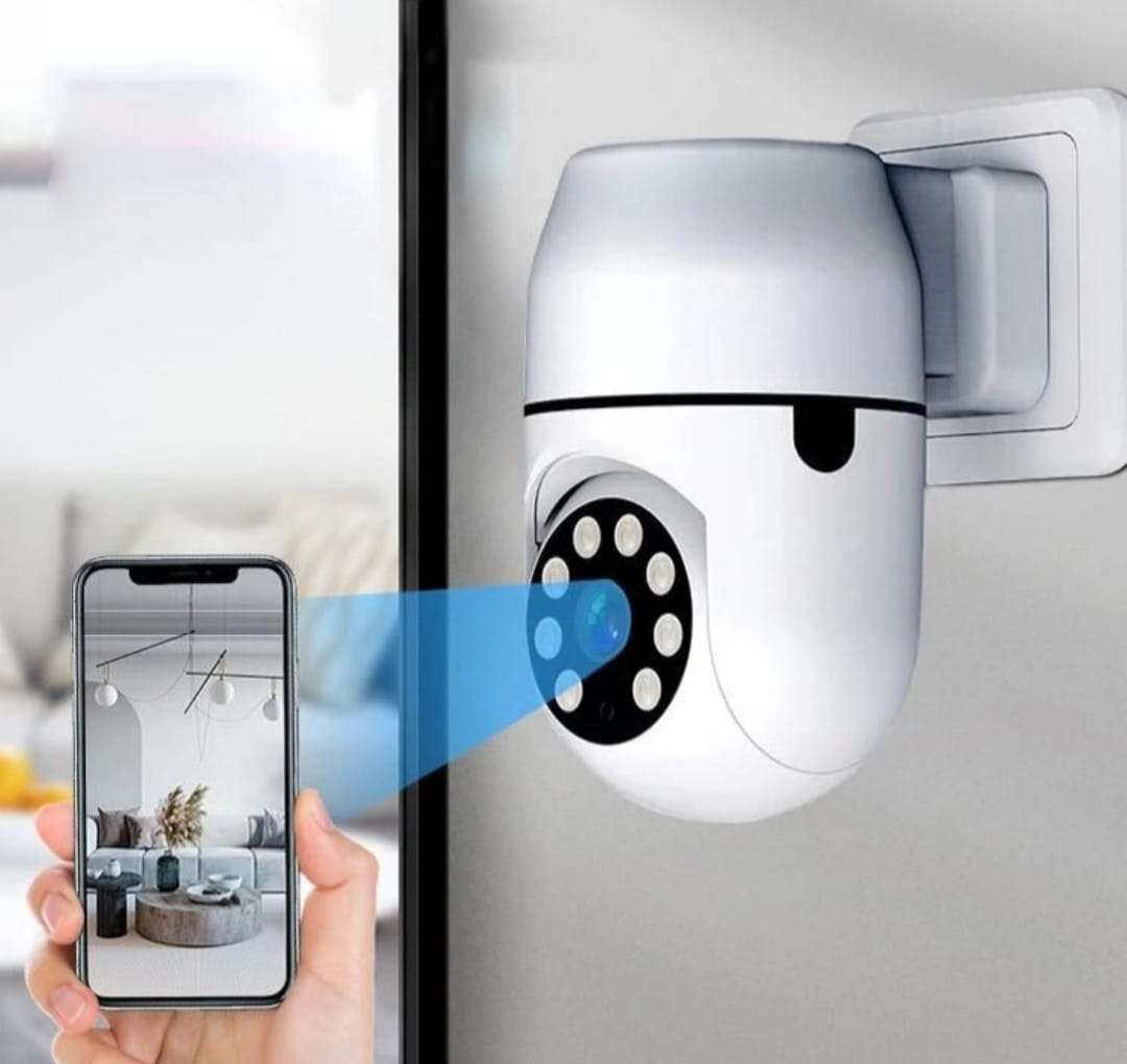 Smart Socket Camera Wireless LED Light Night Vision Motion Detection