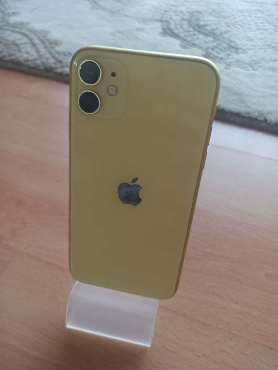 IPHONE 11 64gb yellow with 100% battery health