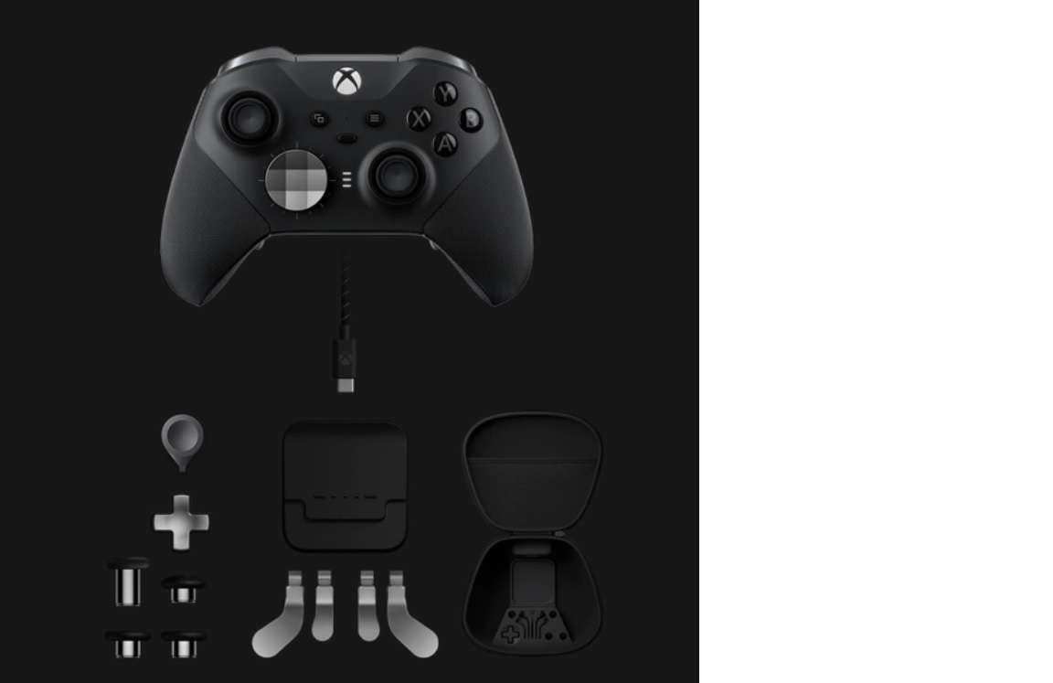 Xbox Elite Wireless Controller Series 2 with accesories