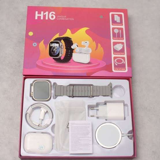 H16 Smartwatch - Ultra Mega Box set 5 in 1