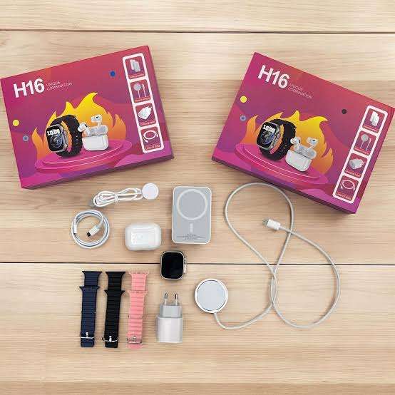 H16 Smartwatch - Ultra Mega Box set 5 in 1