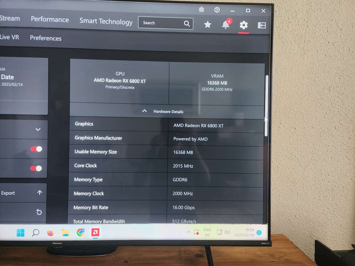 XFX AMD Radeon RX 6800XT SWFT 16GB